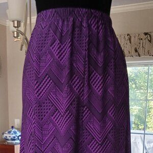 Antthony 1X pull-on midi skirt